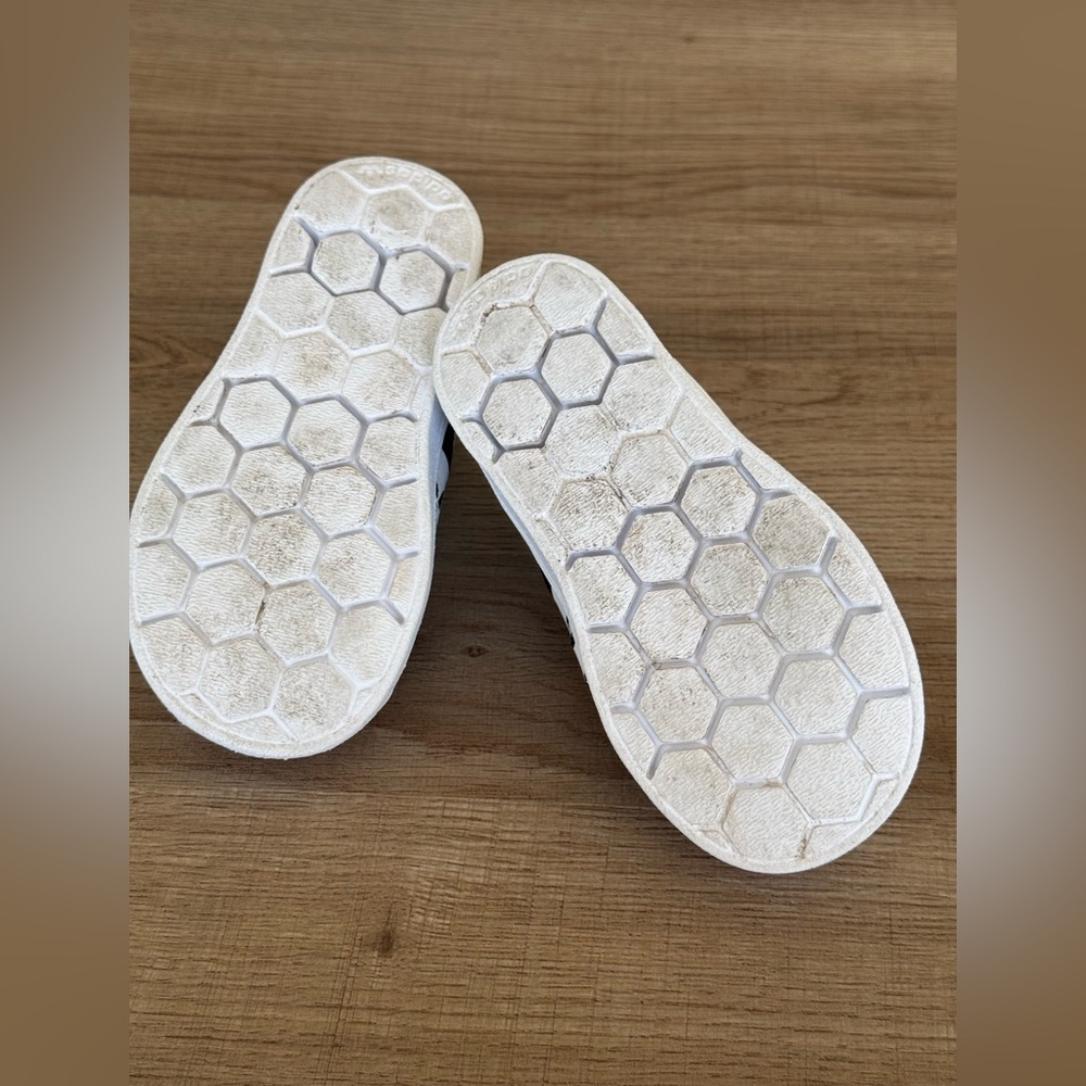 Adidas Kids Black and White Shoes - Picture 5 of 5